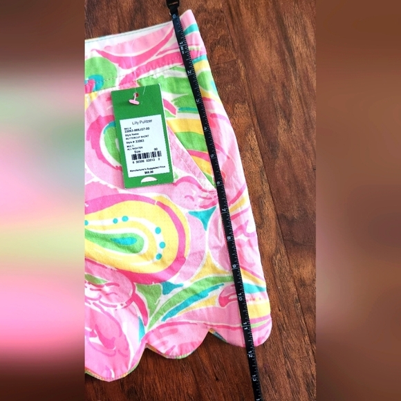 Lilly Pulitzer NWT The Buttercup Short Floral Scalloped 00 - Picture 11 of 11